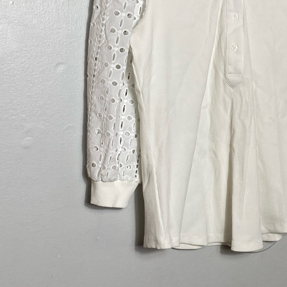 Chico's Knit 3/4 top size M - Picture 2 of 9